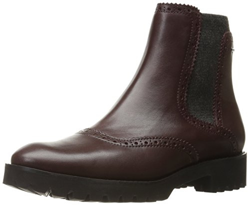 Geox D ASHLEEN ABX C, Botas Chelsea Mujer, Rot (DK BURGUNDYC7357), 35 EU