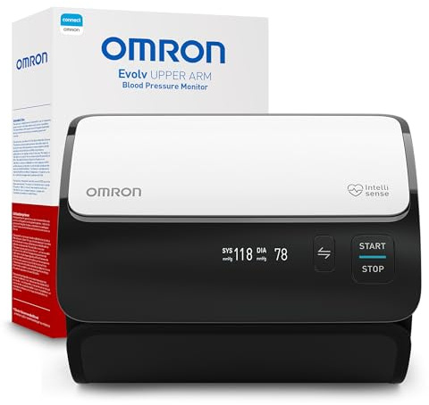 OMRON Evolv Wireless Blood Pressure Monitor for Home Use & Upper Arm Blood Pressure Cuff - #1 Doctor & Pharmacist Recommended Brand - Clinically Validated - Connect App