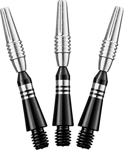 Viper by GLD Products Aluminum Spinster Yukon Shaft Black Aluminum Spinster Yukon Dart Shaft, Short (SH), Black, 3 Pack, Short (SH) - 1.5 (35-5203-01)