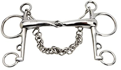 Horka Mors de Bride pour Cheval articulé Acier Inoxydable Pelham