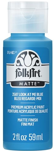 Folk Art Acrylic Paint in Assorted Colors (2 Ounce), 2587 Look At Me Blue