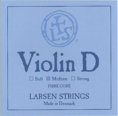 Larsen Violinsträngar Original Syntet, Fiberkärna D Silver strong