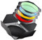 Kit walimex coupe-flux/grille nid d’abeille/filtres couleur