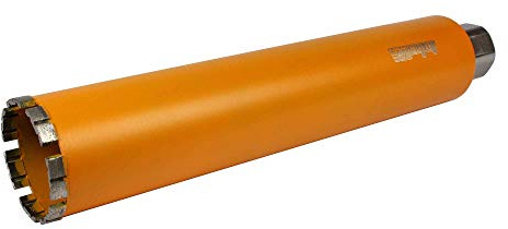 Archer PRO 3” in. Diamond Turbo Core Drill Bit/Hole Saw for Concrete Drilling and Masonry. 14” Drill Depth, 1-1/4” in. -7 Arbor for Core Drill Stand Rig, Dry and Wet Use