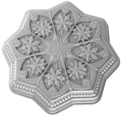 Nordic Ware Sweet Snowflakes - Molde metálico para galletas de mantequilla