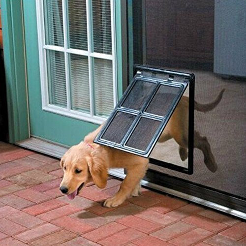 Xiaokesong Hundetür Hundeklappe Haustiertüre mit Magnetposition für Katzen, Kleine Hunde, mittelgroße Hunde und mittlere/große Hunde