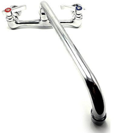 Commercial Nourriture Service support mural robinet W/30,5 cm Bec pour évier 3 bay par Royal Industries