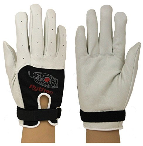Python Xtreme Handball-Handschuhe, ungepolstert, mit Riemen, Größe S, 1 Paar