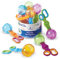 Learning Resources Handy Scoopers - 4 Pieces, Toddler Learning Toys, Fine Motor and Sensory Toys, Sand Box Toys for Toddlers, Kid Tweezers, Ages 3 4 5 Plus