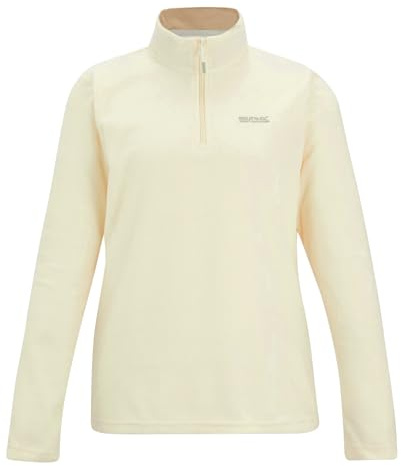 Regatta Women's Sweethart Lightweight Half-Zip Fleece, Hardwearing & Super Soft - Perfect for Outdoors, Walking, Hiking & Camping Cream