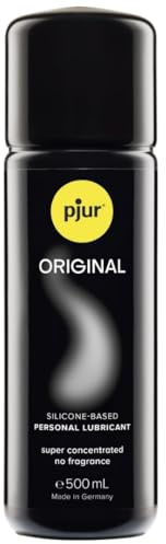pjur ORIGINAL - Premium-silikonglidgel - långvarig glidförmåga, klibbar inte - mycket dryg, lämplig med kondomer (500ml)