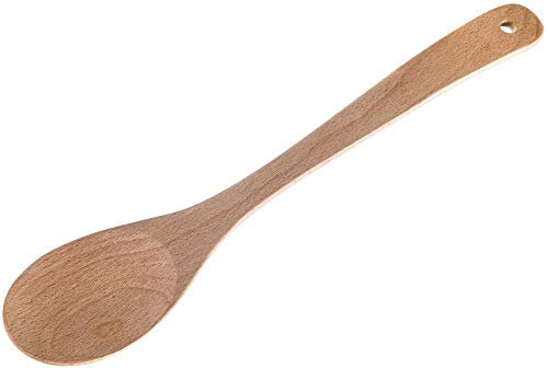 Westmark Kochlöffel Woody 30cm aus Holz, beige, 30 x 5 x 1.2 cm