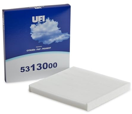 UFI Filters, Filtro Abitacolo Antipolline 53.130.00, Filtro Abitacolo per Ricambio, Adatto a Furgoni, Applicabile su Diversi Modelli di Citroen, Fiat, Opel, Peugeot, Vauxhall