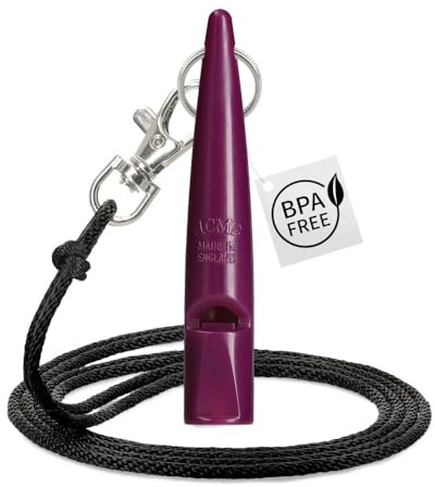ACME 211.5 Classic Dog Whistle Purple, 5700Hz Long-Distance Retriever & Labrador Recall Whistle, Pealess, Weatherproof, With Lanyard