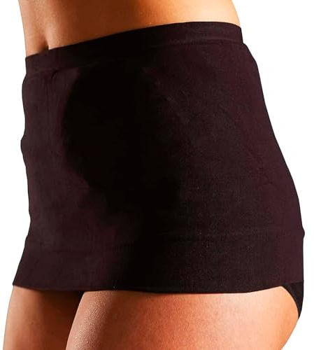 Corsinel StomaSafe Plus zweilagige Bauchbinde zur sicheren Fixierung des Stomabeutels │elastisches Bauchband mit extra Stützwirkung bei erhöhter Aktivität, schwarz S/M …