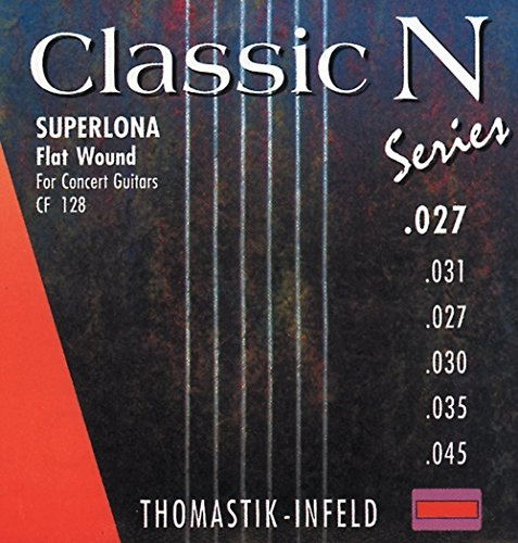 Thomastik single string E6 .045 chrome steel ground and polished CF45 for classical guitar Classic N Series Superlona light set CF128, CF127