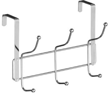 Premier Housewares 509727 6 Hook Over Door Hanger - Chrome