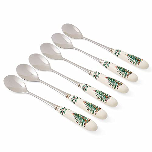 Spode Tea Spoons Boxed Set, Stainless Steel, Multi-Colour, Set of 6