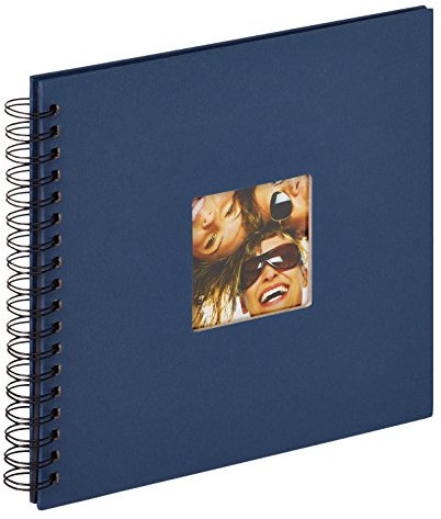 walther design Álbum de Fotos Azul 26 x 25 cm álbum en Espiral Fun SA-108-L
