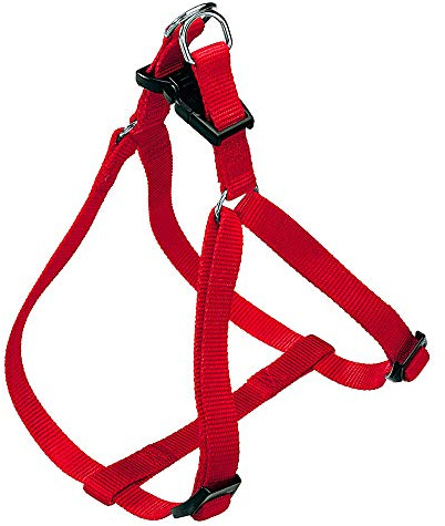 Ferplast Pettorina Cane Taglia Grande EASY L, Pettorina per Cani Regolabile, Facile da Indossare, 54-78 cm. Rosso