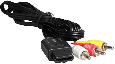 ENDARK AV Kabel, Stereo Audio Video AV RCA kabel für GameCube/NGC/64/N64/SNES(1 Stück 1.75m/5.8ft)