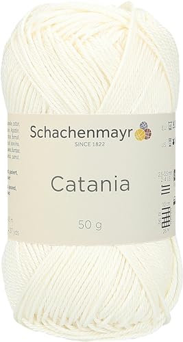 Schachenmayr Catania 9801210-00105 natur Handstrickgarn, Häkelgarn, Baumwolle