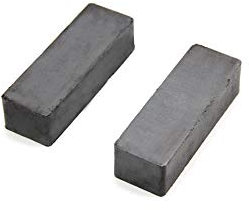 Y30Bh Ferrit Magnet Für Kunst, Kunsthandwerk, Modellherstellung, Diy und Hobbys - 60mm x 20mm x 15mm Dick - 4,9kg Zug - Pack von 2