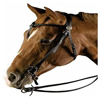 Westerntrense mit Knotenstirnband, schwarz Full