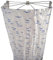 Duschfaltkabine Ombrella mit Duschvorhang SYLT Farbe BLAU mit Motiv von RIDDER