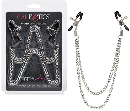 Calexotics - Pinzas para pezones con doble cadena