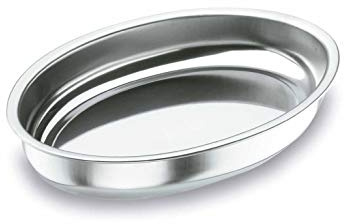 Lacor 61843- Vassoio Profondo Ovale 45x29 Inox.
