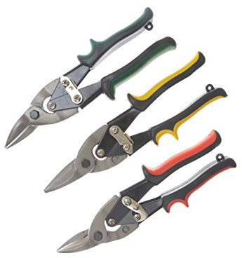 Blue Spot 09305 Aviation Tin Snips (3 Pieces)