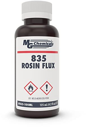 MG Chemicals 835-100ML Liquid Rosin Flux, Non Corrosive and Non Conductive residue, 125 ml Bottle