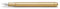 Kaweco LILIPUT Füllhalter Messing (Eco) I Exklusiver Messing Füllhalter für Tintenpatronen inklusive Retro Metallbox I Füller 12,5 cm I Federbreite: F (Fein)