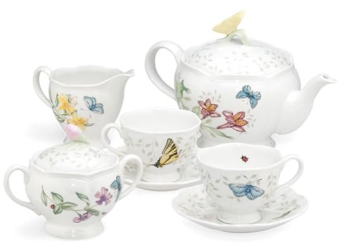 Lenox Butterfly Meadow 8-Piece Tea Set, Service for 2