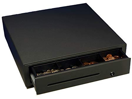 Star Micronics CB-2002 LC FN Cash Drawer eco Black 410 x 415 x 114mm, CB-2002, 6-55555562, 554-207 (Black 410 x 415 x 114mm, Slide-Out, Coins:8, Notes:4, Receipt:1, INCL.: RJ12 Connection)
