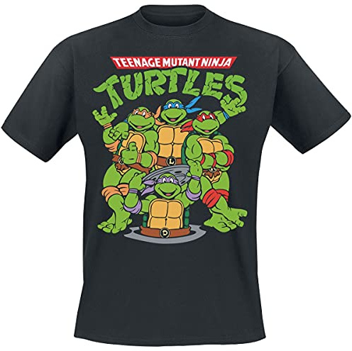 Teenage Mutant Ninja Turtles Group Männer T-Shirt schwarz M