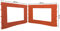 QUICK STAR 2 Seitenteile mit PE Fenster für Rank Pavillon 3x4m Seitenwand Terra