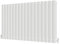 Radbliss Oval Column Horizontal Radiator 600x1003mm White Double Central Heating Designer RAD