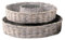 Pflanzring 2er Set I Holzspan+Weide I Ø40xH9cm + Ø48xH11cm I grau I mit Folie
