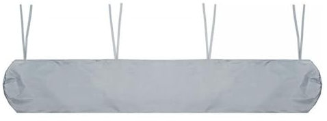 6M Markisenschutzhülle für Markisen Schwarz Wasserdicht Markisen Schutzhülle, Hülle Abdeckung für Mobile Markise/Halbkasetten Markise/Standmarkiese/freistehende und Gelenkarmmarkise (Grau, 2M)