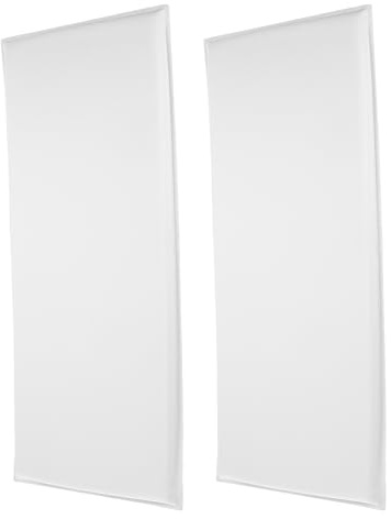 WATIIFUFU Panneaux Muraux Anti-collision 3d Auto-adhésifs pour Garçon et Filles, Coussins Rembourrés en Tissu Ivoire 20 X 50 Cm, Protection Murale Douce et Amovible pour Salle de