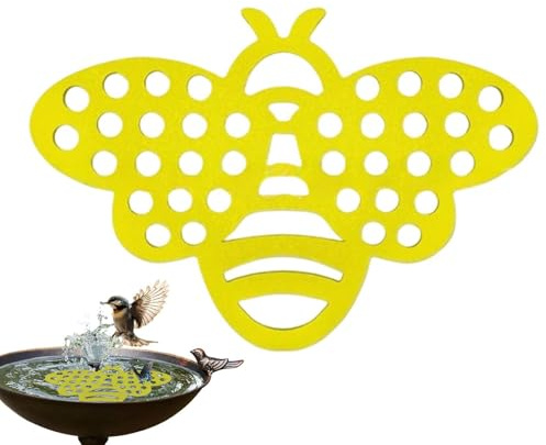 Abreuvoir à Abeilles | Bol d'eau Flottant en Mousse EVA pour pollinisateurs - Distributeur de Nourriture pour Abeilles - Convient pour Usage en Fermes, Jardins, Terrasses, Extérieurs, Balcons, Cours,