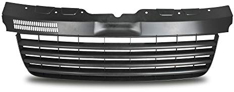 Kühler- Sport- Front- Rippen- Grill ohne Emblem Schwarz Eintragungsfrei