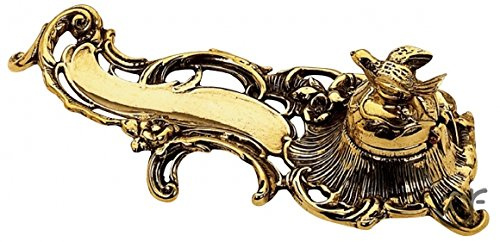 arterameferro Reproduction Porte-stylo plume encrier en laiton '700 Colombe