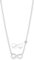 Fossil Halskette Für Frauen Sterling Silber, Maße: 420 mm + 50 mm Silber Sterling Silber Halskette, JFS00394040