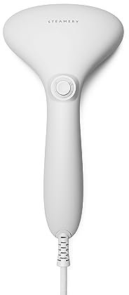 Steamery Dampfglätter Cirrus 2 Steamer, 1500W, Edelstahl-Mundstück, 25 Sekunden schnelles Aufheizen, Kleidung-Faltenentferner, Grau