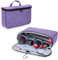 Teamoy Travel Storage Bag Compatible with Dyson Airwrap Styler, Portable Travel Organiser for Airwrap Styler and Attachments, Purple