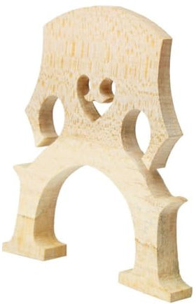 Healifty Alte europäische Cellobrücke aus Ahornholz, volle 4/4-Cellobrücke, selbstjustierend, Cello-Ersatzteile, Dekoration, Musikinstrument-Zubehör (Holzfarbe)