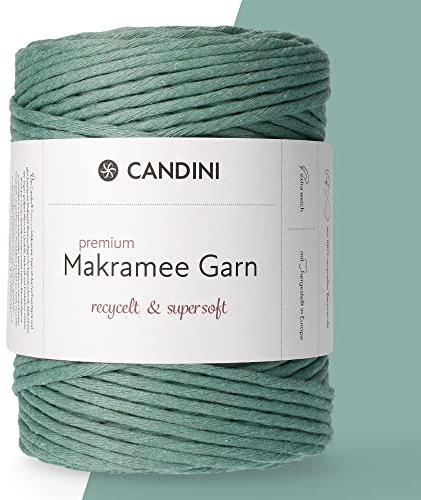 Premium Makramee Garn, 3mm, gezwirnt - aquamarin 200m